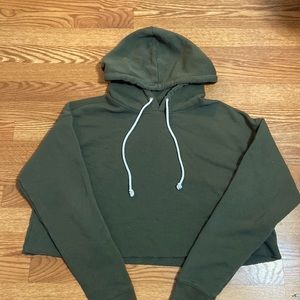 Wild Fable Green Cropped Hoodie size XXL